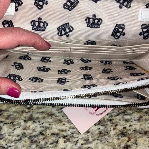 Juicy Couture Multicolor Floral Crossbody Wallet Purse Adjustable Strap New - Picture 7 of 14